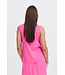 b.young BYMMJOELLA dames top Raspberry Rose mouwloze blouse V-hals ECOVERO viscose