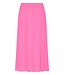 b.young BYMMJOELLA dames midi rok Raspberry Rose roze A-lijn ECOVERO viscose