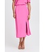 b.young BYMMJOELLA dames midi rok Raspberry Rose roze A-lijn ECOVERO viscose