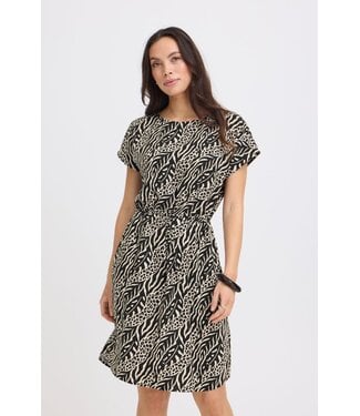 b.young BYMMJOELLA O-Neck Dress - Nature Vibes Meteorite