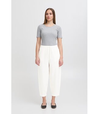 ICHI IHLINNO Barrel Pant - Cloud Dancer