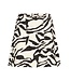 ICHI IHLINNO Skirt - Korte dames rok met dierenprint en elastische taille in luchtige linnenmix