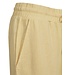 Freequent FQLAVA Ankle Pant Golden Haze - Enkellange dames broek in linnenmix in een zachte gele tint