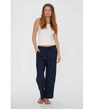 Freequent FQLAVA Ankle Pant - Navy Blazer