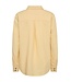 Freequent FQLAVA Shirt Golden Haze - Linnen dames overhemd in zachte gele tint
