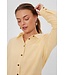 Freequent FQLAVA Shirt Golden Haze - Linnen dames overhemd in zachte gele tint