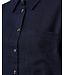 Freequent FQLAVA Shirt Navy Blazer - Linnen dames overhemd in donkerblauw