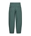 Freequent FQLAVA Pant Dark Forest - Linnen dames broek in donkergroen met elastische taille