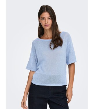 JDY JDYSHINE Life Pullover - Powder Blue Melange