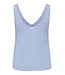 JDY JDYSHINE Life Top Powder Blue Melange - Lichtblauwe fijngebreide dames top
