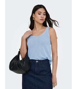 JDY JDYSHINE Life Top - Powder Blue Melange