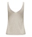 JDY JDYSHINE Life Top Tapioca Melange - Beige fijngebreide dames top