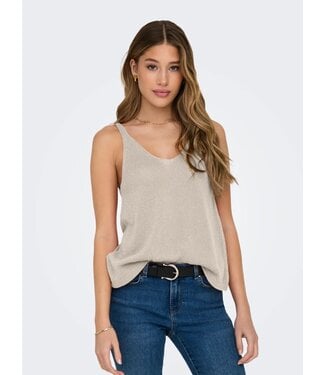 JDY JDYSHINE Life Top - Tapioca Melange