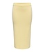 JDY JDYASTRA Skirt Double Cream - Lichtgele dames midi rok