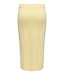 JDY JDYASTRA Skirt Double Cream - Lichtgele dames midi rok