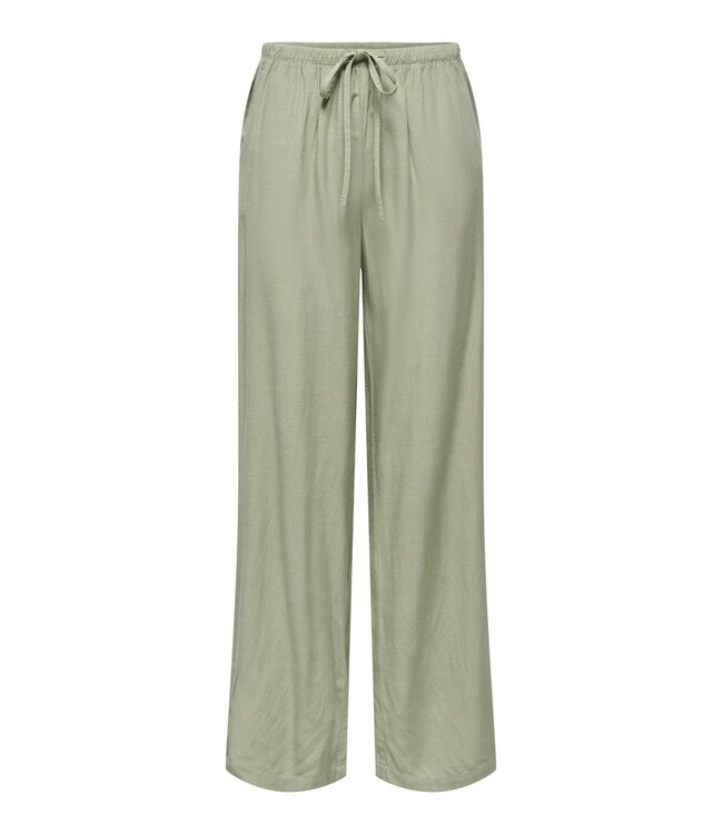 JDY JDYCAYA - Lichtgroene dames linnen broek