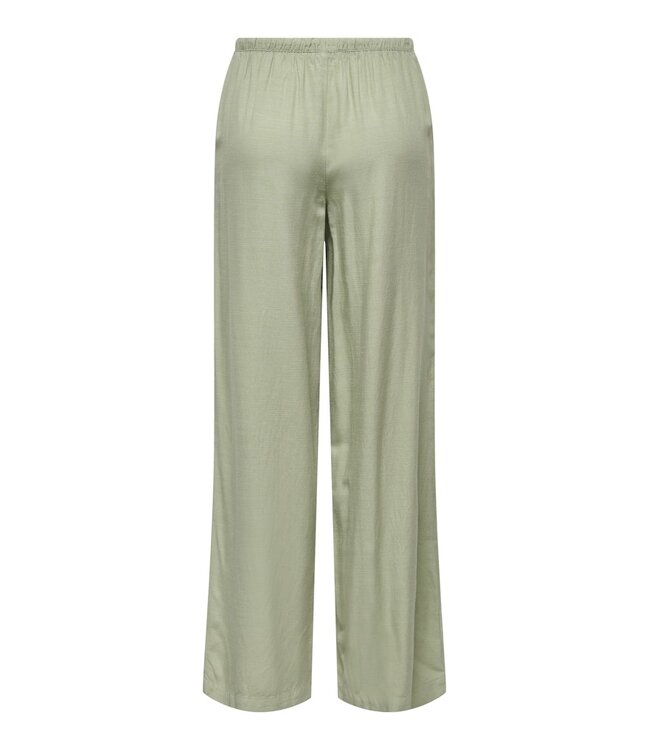 JDY JDYCAYA - Lichtgroene dames linnen broek