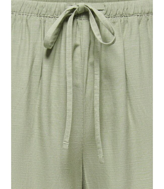 JDY JDYCAYA - Lichtgroene dames linnen broek