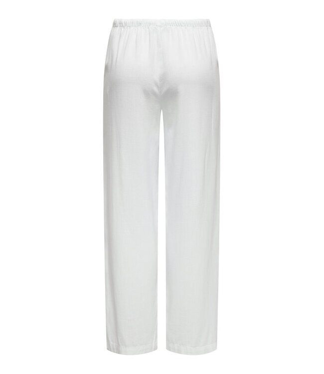 JDY JDYCAYA - Witte dames linnen broek