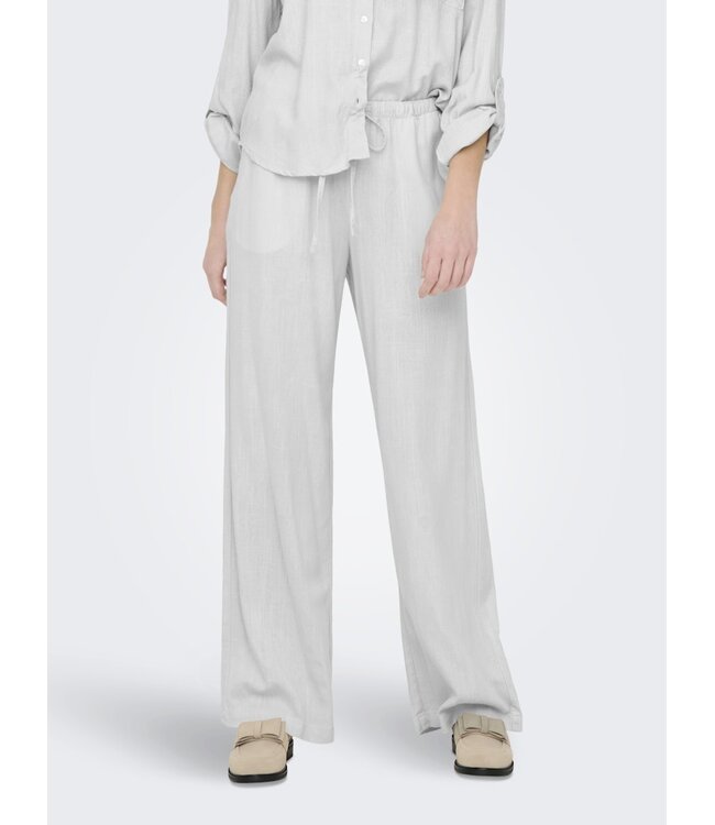 JDY JDYCAYA - Witte dames linnen broek