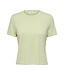 JDY JDYBODIL - fijn gebreide dames T-shirt in het lichtgroen gemêleerd