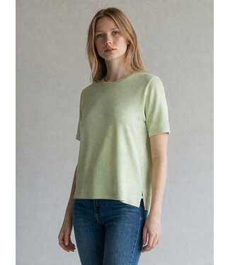 JDY JDYBODIL O-Neck Knit Tee - Seafoam Green Melange