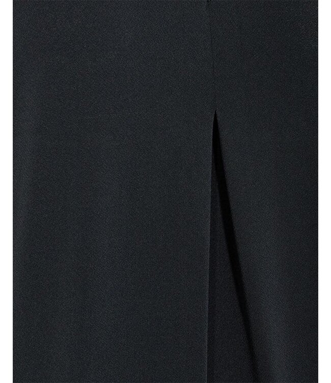 Freequent FQFLOI - comfortabele dames jurk met V-hals en losse pasvorm in zwart