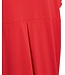 Freequent FQFLOI - comfortabele dames jurk met V-hals en losse pasvorm in rood