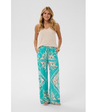 CREAM CRTiah Pant - Ceramic Scarf Print