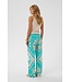 CREAM CR Tiah Pant – wijdvallende dames broek met paisley print in turquoise