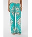 CREAM CR Tiah Pant – wijdvallende dames broek met paisley print in turquoise