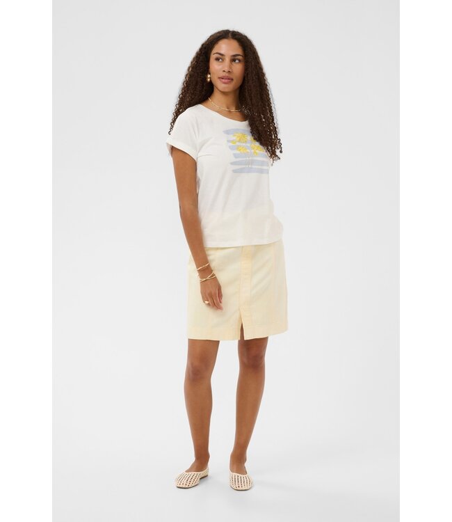 CREAM CRAlma T-Shirt – dames T-shirt met bloemenprint in zacht katoen