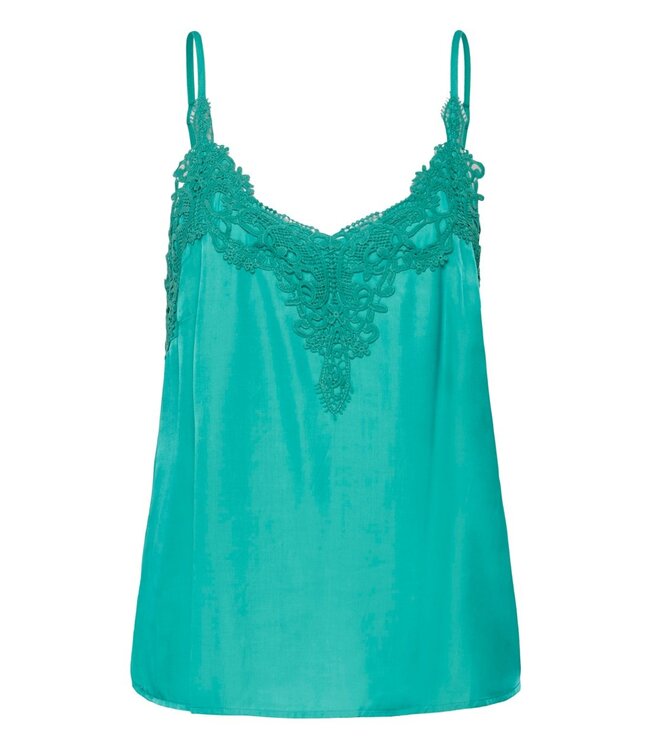 CREAM CRAnna Top – dames camisole met kant en verstelbare bandjes