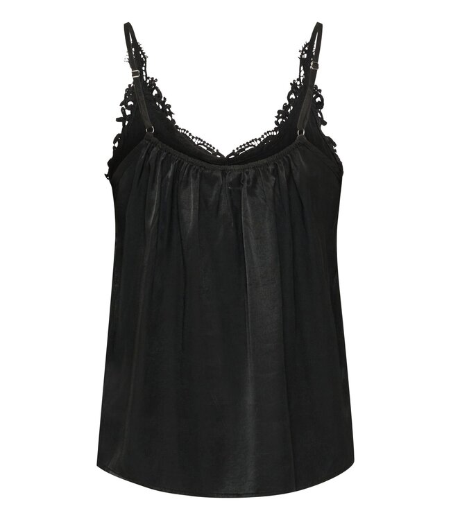 CREAM CRAnna Top – dames camisole met kant en verstelbare bandjes