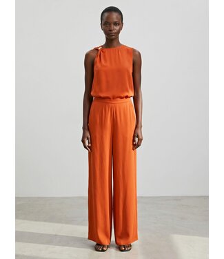 Selected Femme SLFLAURA Slit Pant - Potters Clay