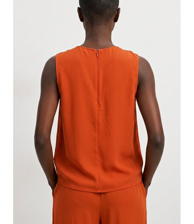 Selected Femme SLFLAURA Trim Top – dames top met ronde hals en schouderdetail