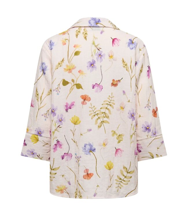 JDY JDYVIOLA Life 3/4 Shirt – dames blouse met bloemenprint