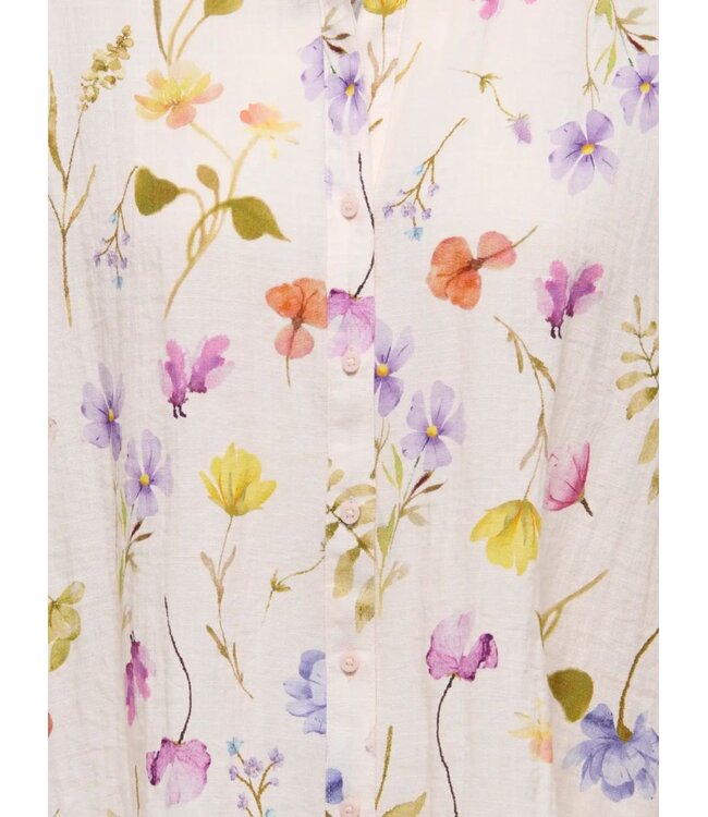 JDY JDYVIOLA Life 3/4 Shirt – dames blouse met bloemenprint