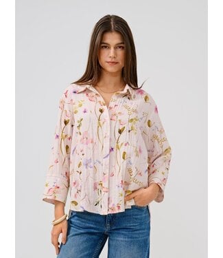 JDY JDYVIOLA Life 3/4 Shirt - Pristine GARDEN FLOWER