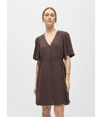 Object OBJSANNE Short Dress - Seal Brown