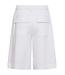 Freequent FQLAVA Shorts - witte linnenmix dames shorts met elastische taille