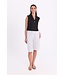 Freequent FQLAVA Shorts - witte linnenmix dames shorts met elastische taille
