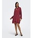 JDY JDYHARPER Frill Dress - bordeaux dames jurk met frill details
