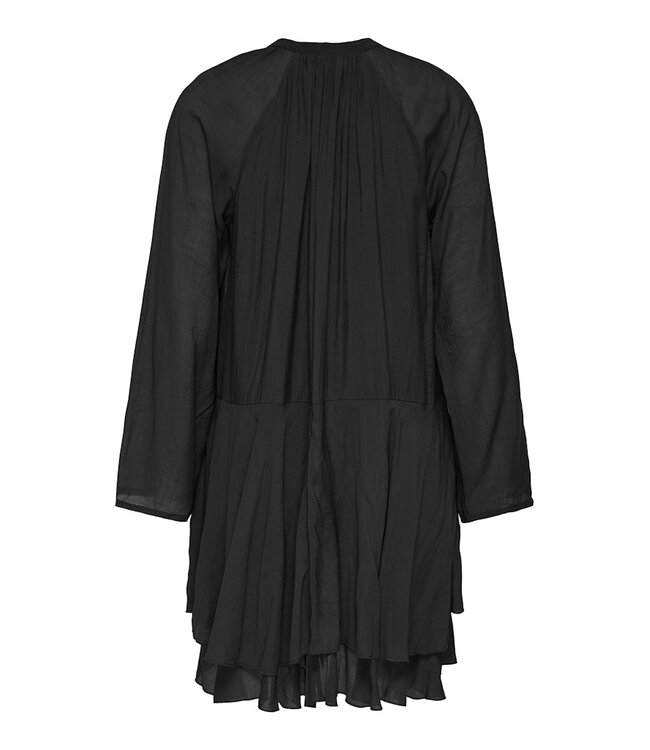 JDY JDYHARPER Frill Dress - zwarte dames jurk met frill details