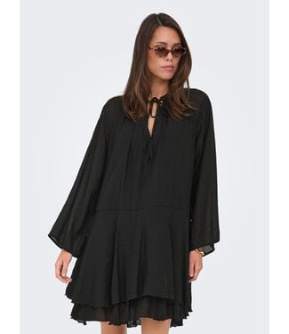 JDY JDYHARPER Frill Dress - Black