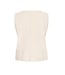 b.young BYFALAKKA Waistcoat 2 - Beige dames gilet in linnenmix