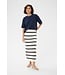 KAFFE KAbrianna gebreide dames midi rok