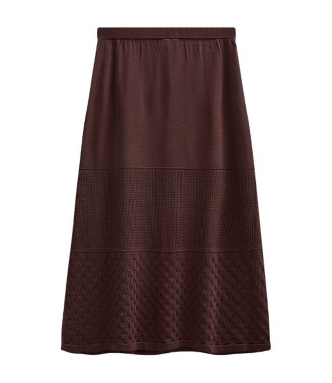 Freequent FQLUCKY gebreide midi dames rok