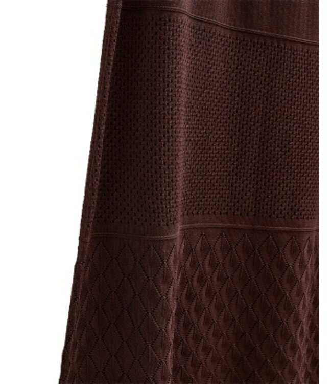 Freequent FQLUCKY gebreide midi dames rok