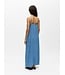 Object OBJFRAME lichtblauwe denim dames maxi jurk